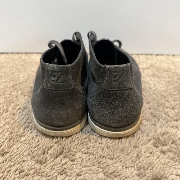 Ermenegildo Zegna Chukka Boots Mens Size 10 Gray Suede Casual Lace Up Italy - Picture 4 of 9